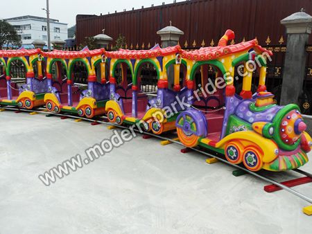 Park rides electric track train rides for sale