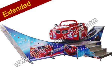 Customized extended mini flying car delivery to his owner