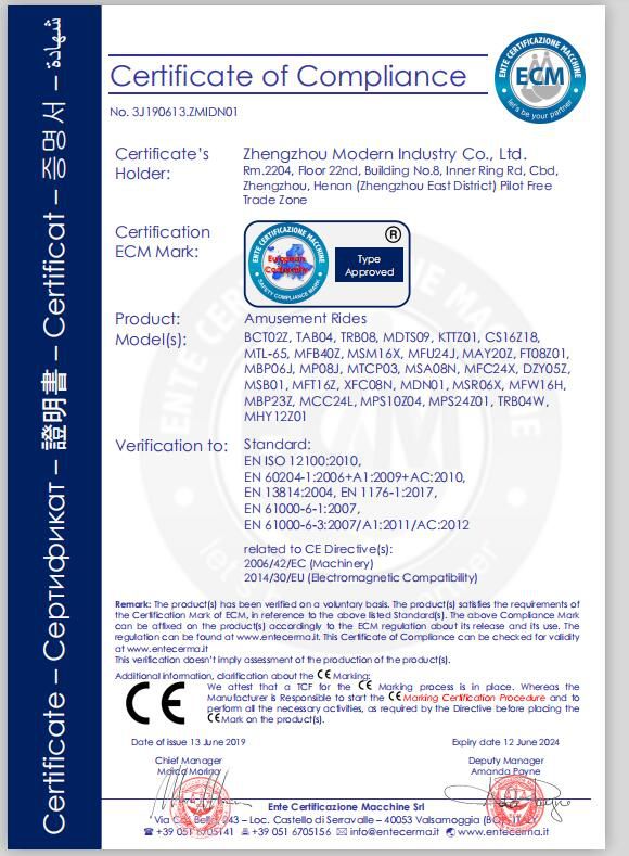 CE Certificate