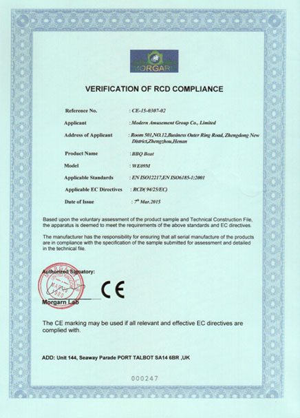 CE Certificate