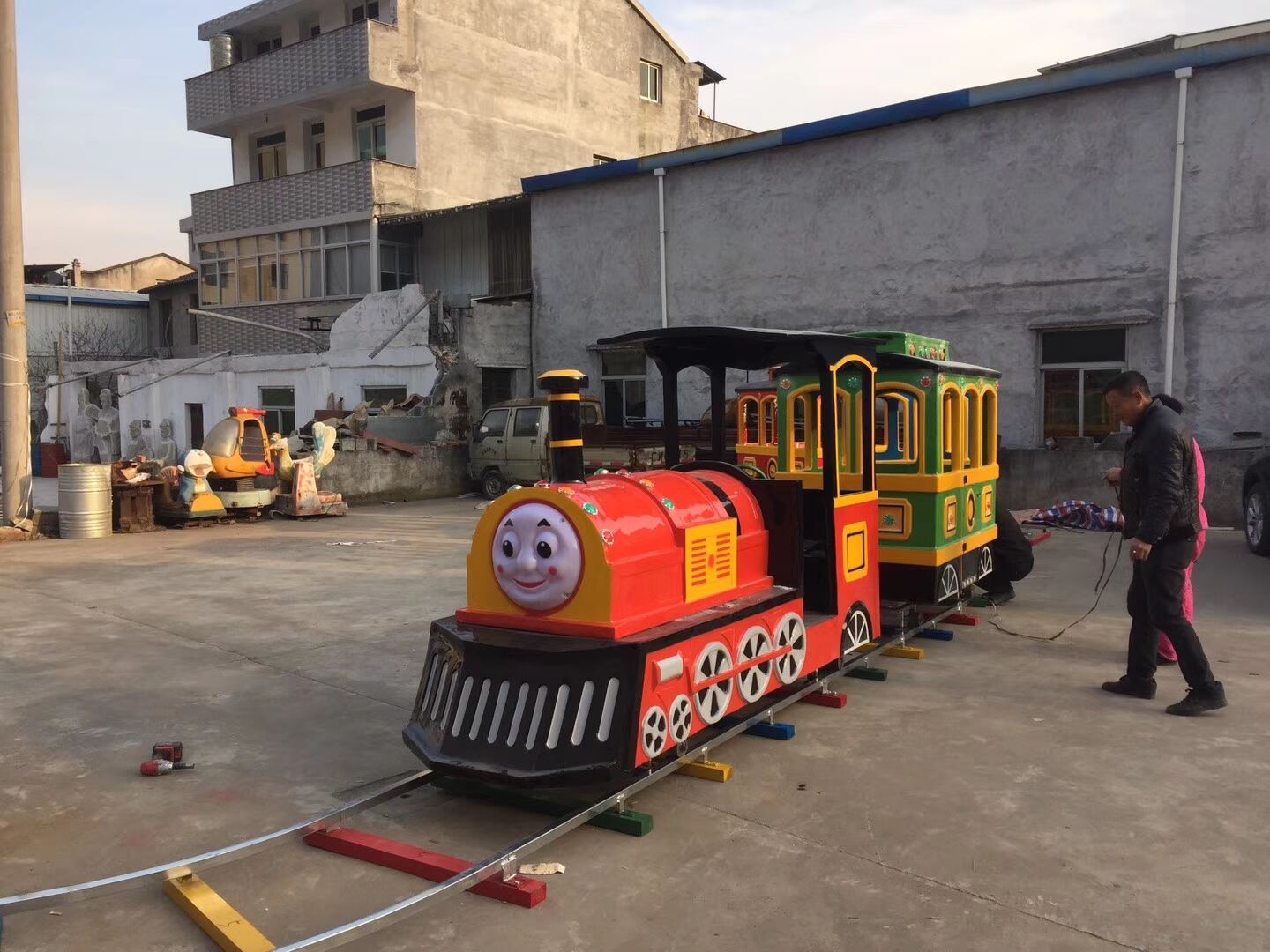 20 Riders Electric Trackless Train TRB06